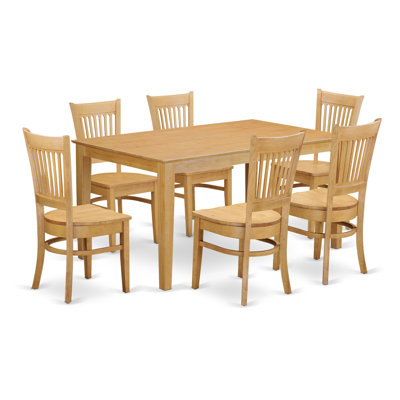 Charlton Home Smyrna 7 Piece Dining Set