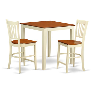 East West Furniture Vernon 3 Piece Counter Heigh..
