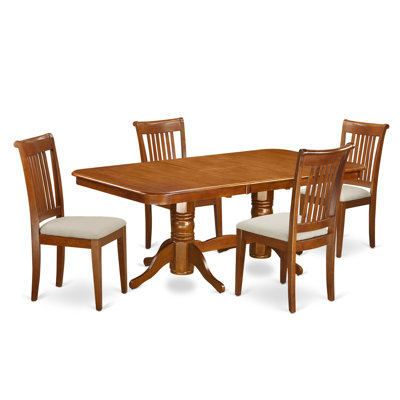 East West Furniture Naport 5 Piece Din..