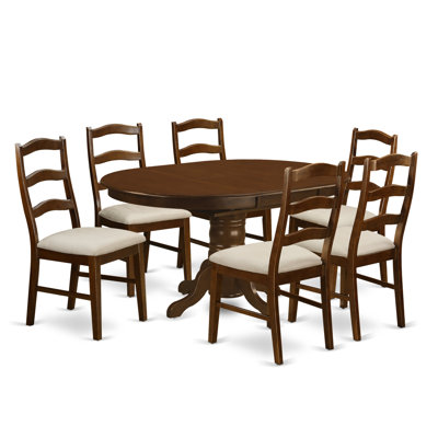 East West Furniture Kenley 7 Piece Din..