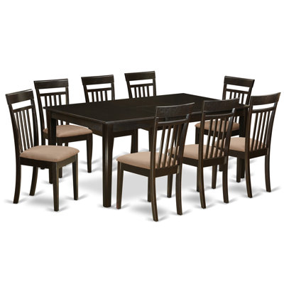 East West Furniture Capri 9 Piece Dining Set
