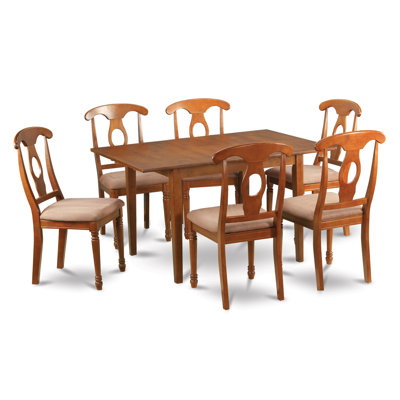 East West Furniture Milan 7 Piece Dining Set