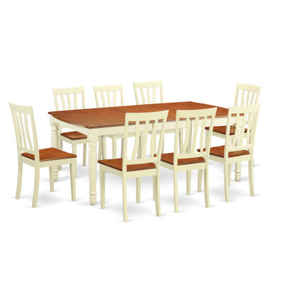 Wooden Importers Dover 9 Piece Dining ..