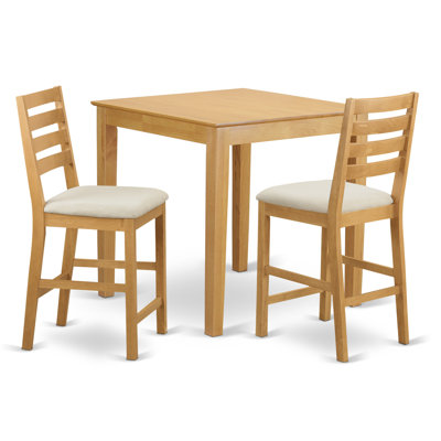 Wooden Importers 3 Piece Counter Height Pub Tabl..