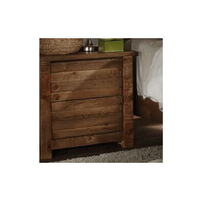Loon Peak Bear Springs 2 Drawer Nightstand