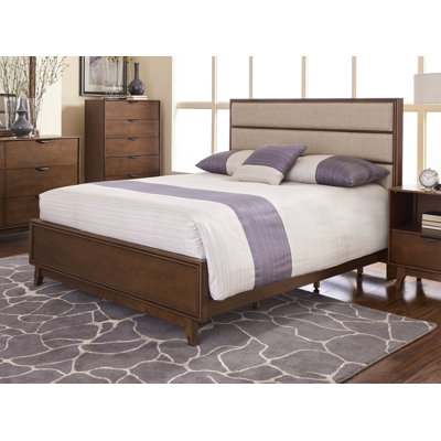 Corrigan Studio Alperton Upholstered Panel Bed