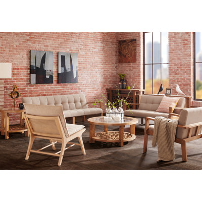 INK+IVY Crackle Coffee Table Set