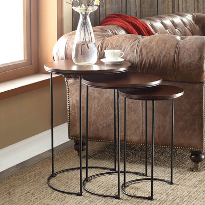 August Grove Audrey 3 Piece Nesting Tables