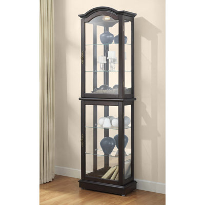 Charlton Home Loyer Curio Cabinet