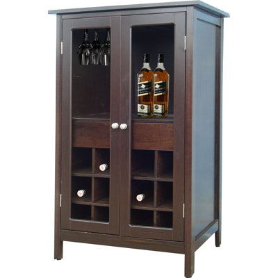 Jenlea 12 Bottle Floor Wine Cabinet