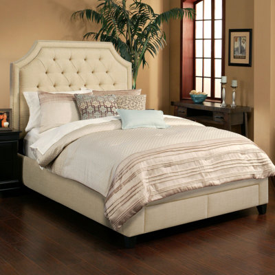 Seahawk Designs Audrey Upholstered Storage Platform Bed