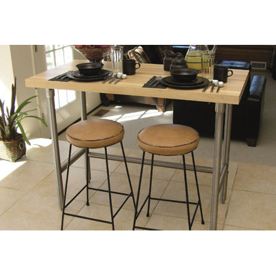 A-Line by Advance Tabco Prep Table with Wood Top