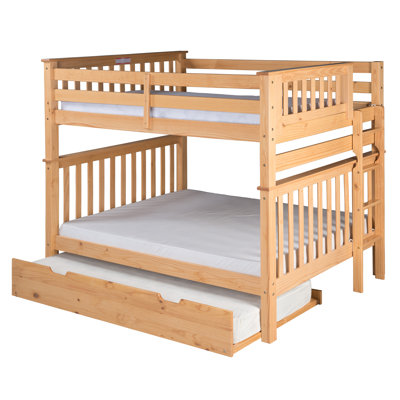 Camaflexi Santa Fe Mission Tall Bunk Bed with Tr..