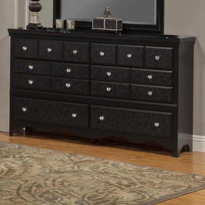 Sandberg Furniture Eva 6 Drawer Dresser