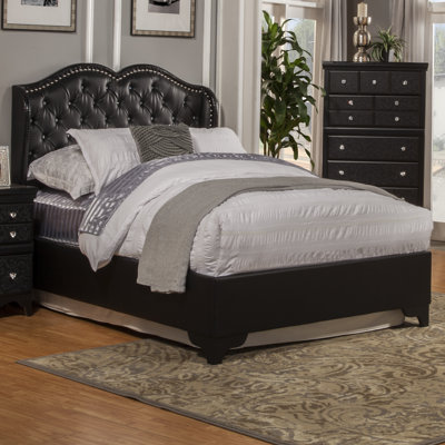 Sandberg Furniture Eva Upholstered Panel Bed