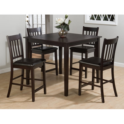 Jofran Marin Country Merlot 5 Piece Dining Table..
