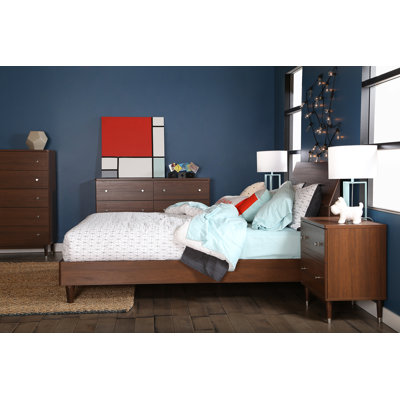 South Shore Olly Queen Platform Customizable Bed..