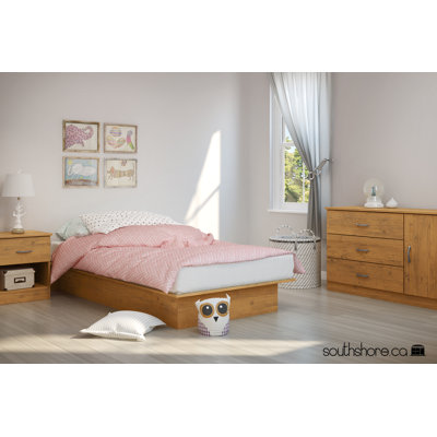South Shore Libra Twin Platform Customizable Bedroom Set