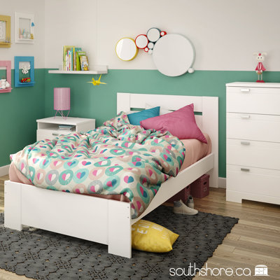 South Shore Reevo Twin Panel Customizable Bedroom Set