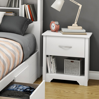 South Shore Fusion 1 Drawer Nightstand