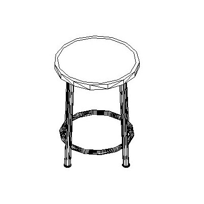 Shain Height Adjustable Stool with Swivel