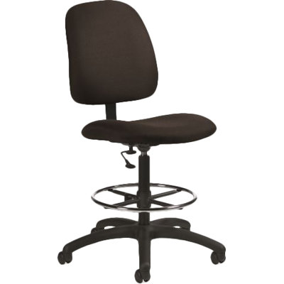 Global Total Office Total Office Goal Armless Drafting Pneumatic Task Chair Fire Rated
