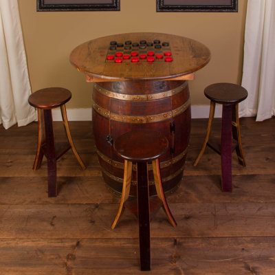 Napa East Collection Whiskey Barrel 5 Piece Pub ..
