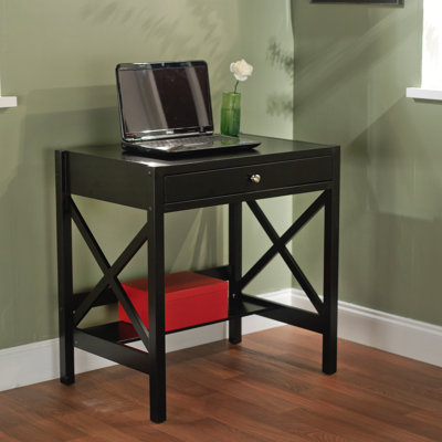 Charlton Home Chad 1 Drawer Writing Desk