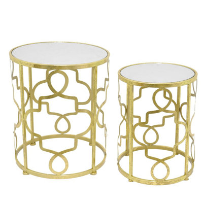 Three Hands 2 Piece Nesting Tables