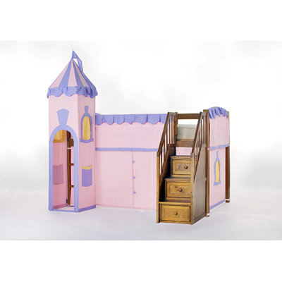 NE Kids School House Princess Loft with Stairs