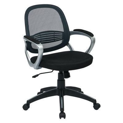 OSP Designs Bridgeport Mid-Back Task Chair with Arms