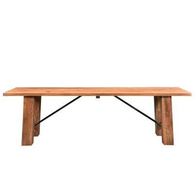 Timbergirl Angled Acacia Wood Kitchen Bench