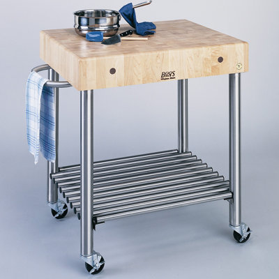 John Boos Cucina Americana Kitchen Cart with But..