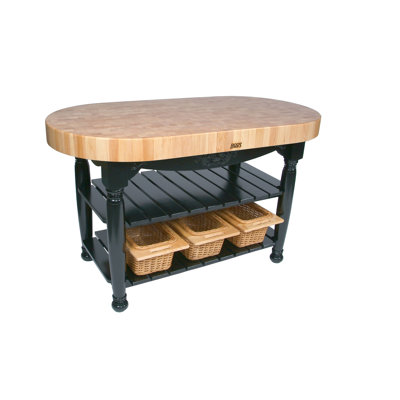 John Boos American Heritage Prep Table with Butc..