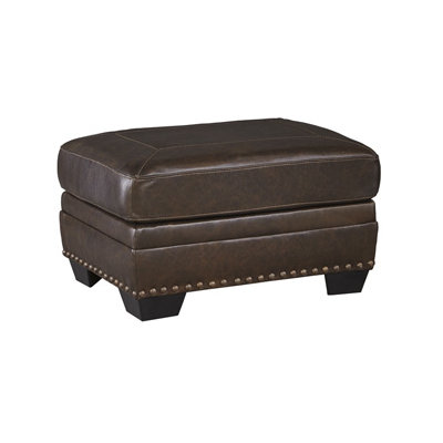 Darby Home Co Toronto Leather Ottoman