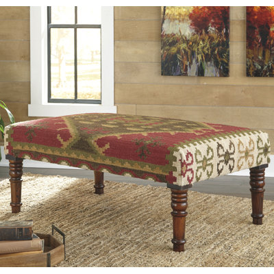 World Menagerie Belvidere Upholstered Bedroom Bench