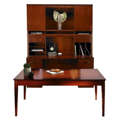 Mayline Group Sorrento Series 4-Piece Standard Desk Office Suite