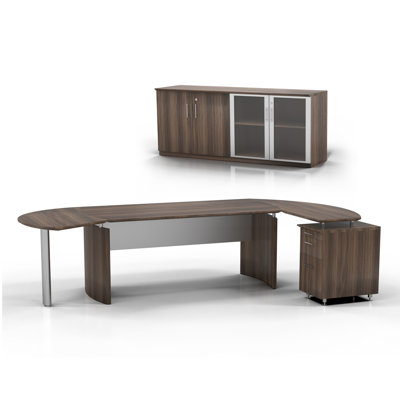 Mayline Group Medina 5-Piece Standard Desk Office Suite