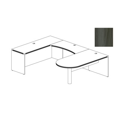 Mayline Group Aberdeen U-Shape Desk Office Suite