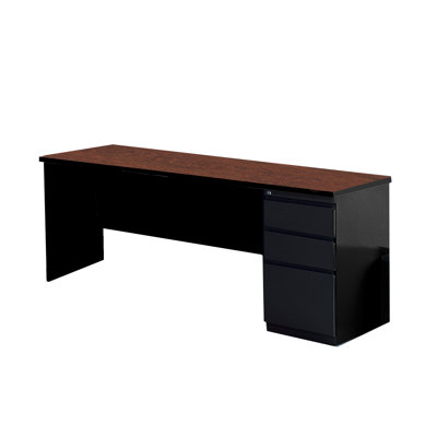 Mayline Group Computer Desk with 1 Ped..