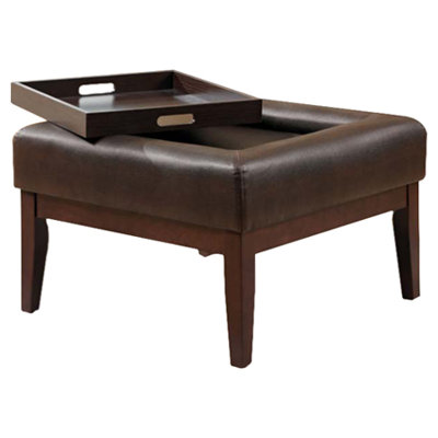 4D Concepts Preston Button Top Cocktail Ottoman