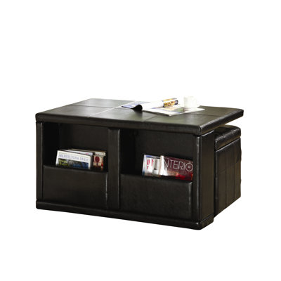 Hokku Designs Piera Nesting Table and Stool Ottoman Set