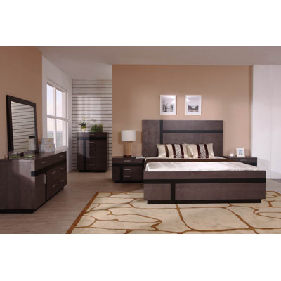 Hokku Designs Metro Platform Customizable Bedroo..