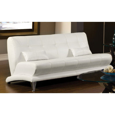 Hokku Designs Sewell Leatherette Sofa