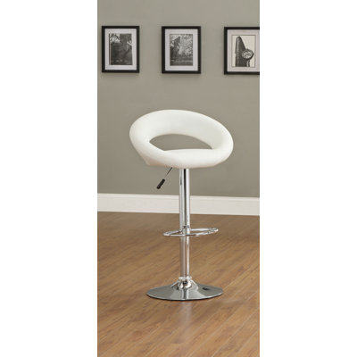 Hokku Designs Theory Adjustable Height Swivel Bar Stool (Set of 2)
