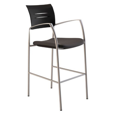 Compel Office Furniture Octiv Stool with Quattro Fabric Seat