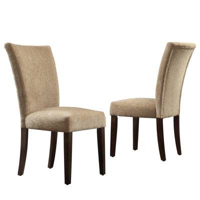 Three Posts Malta Chenille Parson Chair (Set of 2)
