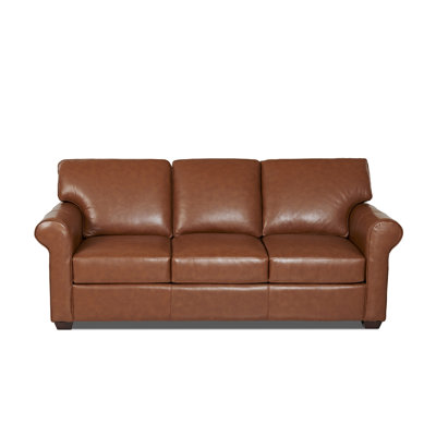 Wayfair Custom Upholstery Rachel Leather Sofa