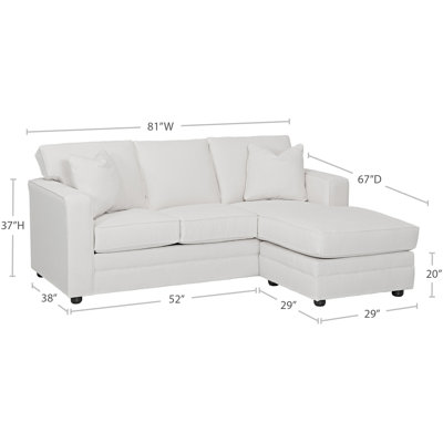 Wayfair Custom Upholstery Andrew Reversible Chai..