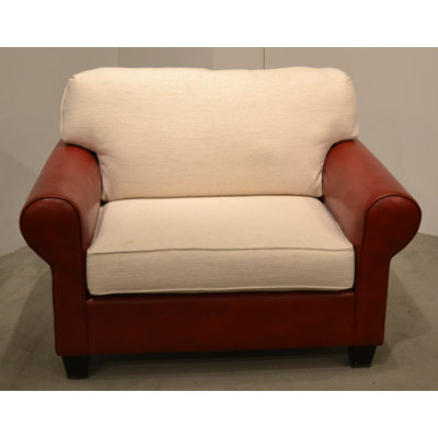 Carolina Classic Furniture Leather and Fabric Ch..